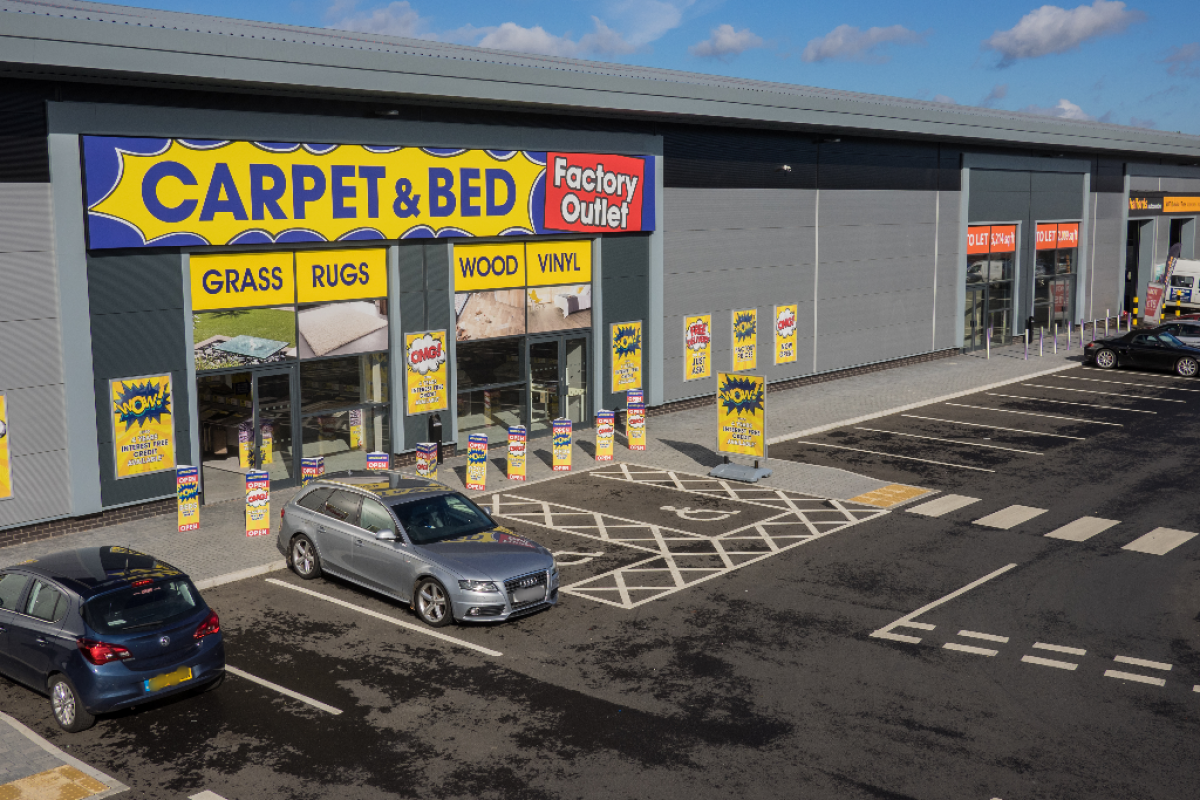 United Carpets are open and trading Litton Property Group